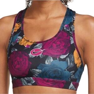 New NWT Nike Icon Clash Sports Bra Medium Floral Criss-cross Racerback